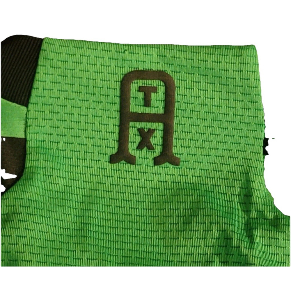 Adidas MLS Austin FC Men Soccer Jersey HI1836 Green Stripe Black Sz Xs Flaw neck - Picture 6 of 16